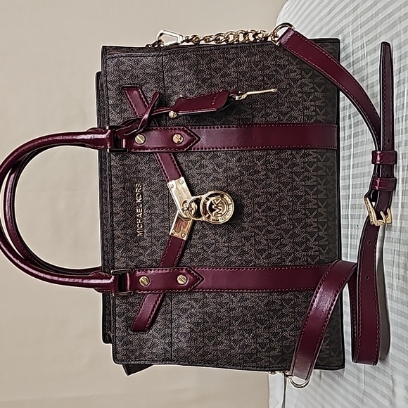 MICHAEL KORS NOUVEAU HAMILTON SATCHEL BFPM-11-290 - Picture 1 of 8